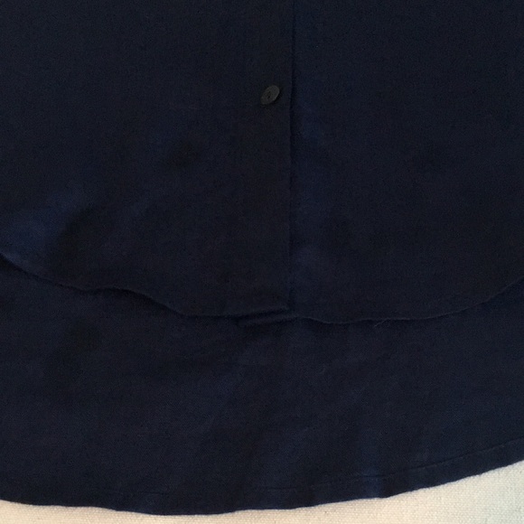 EILEEN FISHER ORGANIC LINEN LONG TUNIC SHIRT - Picture 5 of 7